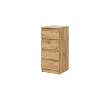 KOMMODE Wotan Eiche 40/90/43 - Eiche Wotan, Holzwerkstoff (40/90/43cm) - RAUMHIRSCH FURNITURE