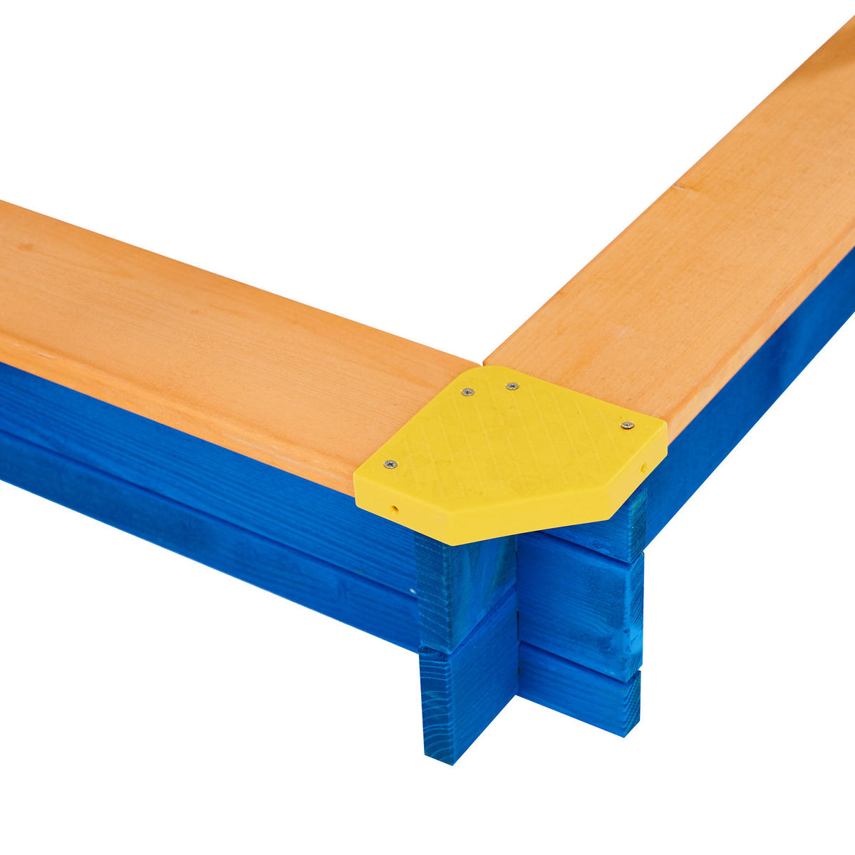 SANDKASTEN Kinder Outdoor, Blau, 120cm - Blau, Holz (117/117/120cm) - Teamson Kids