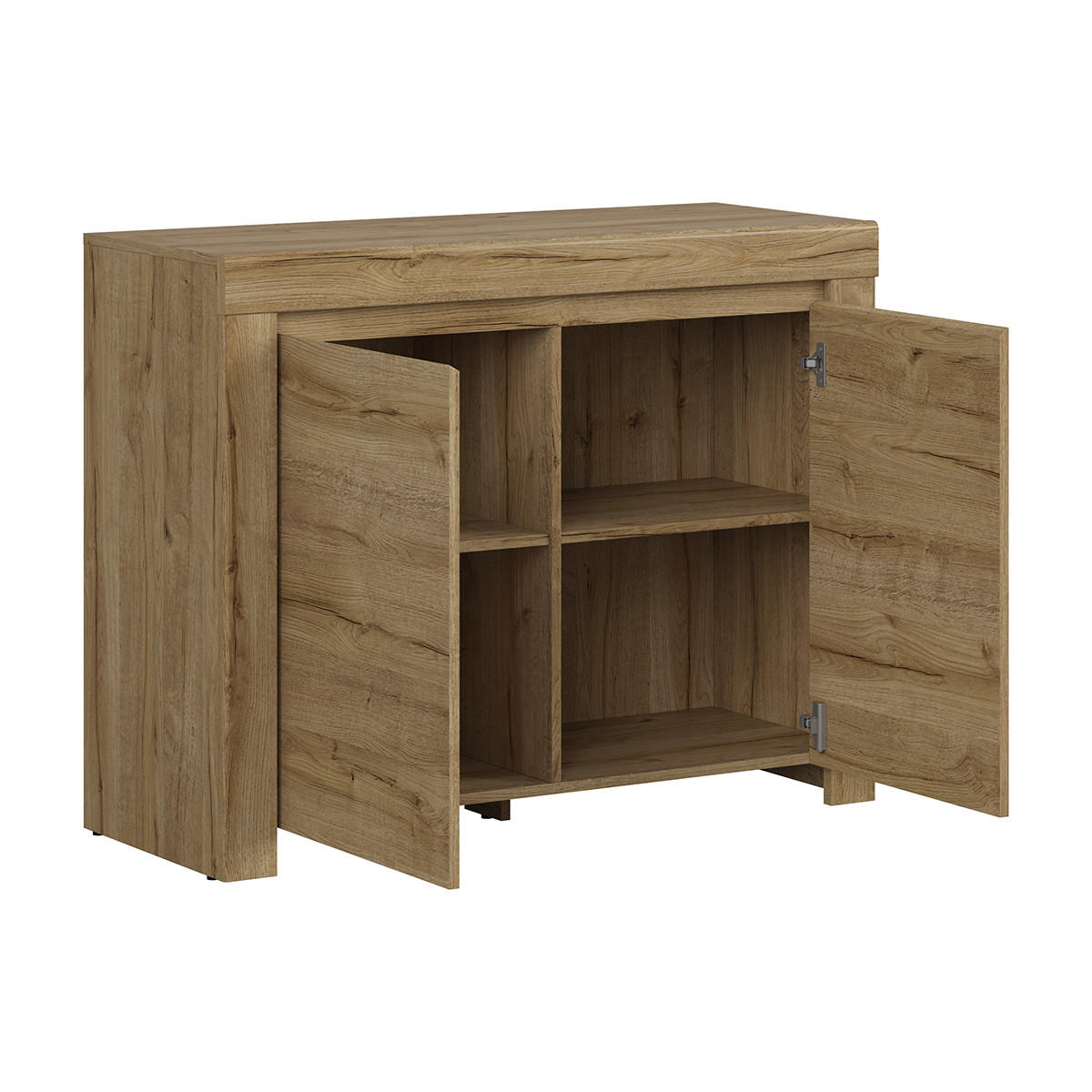 SIDEBOARD Hella Holz - Braun, Holzwerkstoff (106/83/42cm) - Petits-meubles