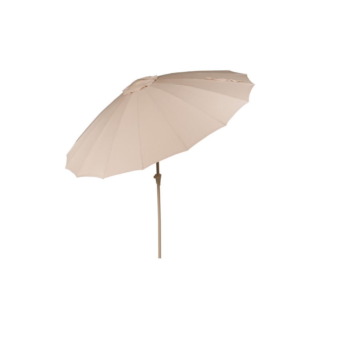 SONNENSCHIRM Sunshine mit Schutzhülle Braun - Beige, Kunststoff (250/250cm) - Zuiver