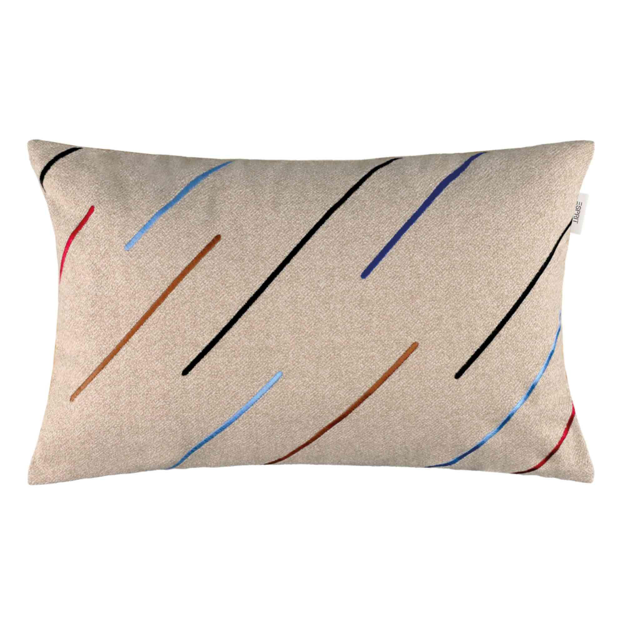 ZIERKISSENHÜLLE DEKOKISSENHÜLLE PAOLA - Beige, Textil (50/30cm) - Esprit