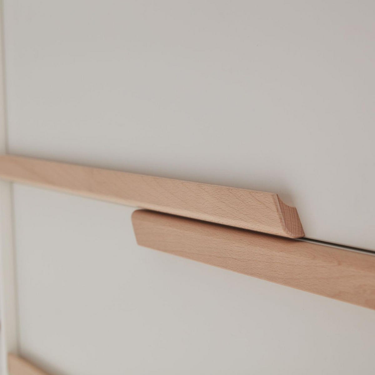 DĚTSKÁ KOMODA bílá a dřevo - bílá, kompozitní dřevo (98.5/93/56cm) - Petits-meubles