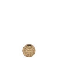 VASE YUMI - Rattan - Natürliche - XS - Ø 17,5 cm - Naturfarben, Naturmaterialien (15.5cm) - J-Line