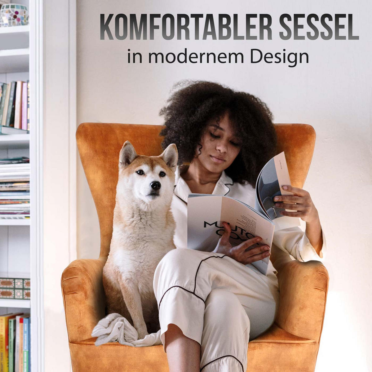 LOUNGE-SESSEL Blau - Blau, Textil (75/99/65cm) - MCW