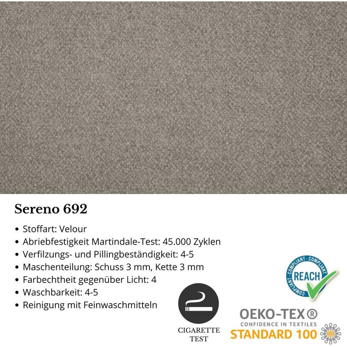 ECKSCHLAFSOFA Willow hellgrau - Hellgrau, Textil (225/150cm) - Beautysofa