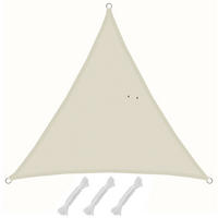 SONNENSEGEL 300/300 cm beige, dreieckig - Beige, Kunststoff (300/300cm) - Amanka