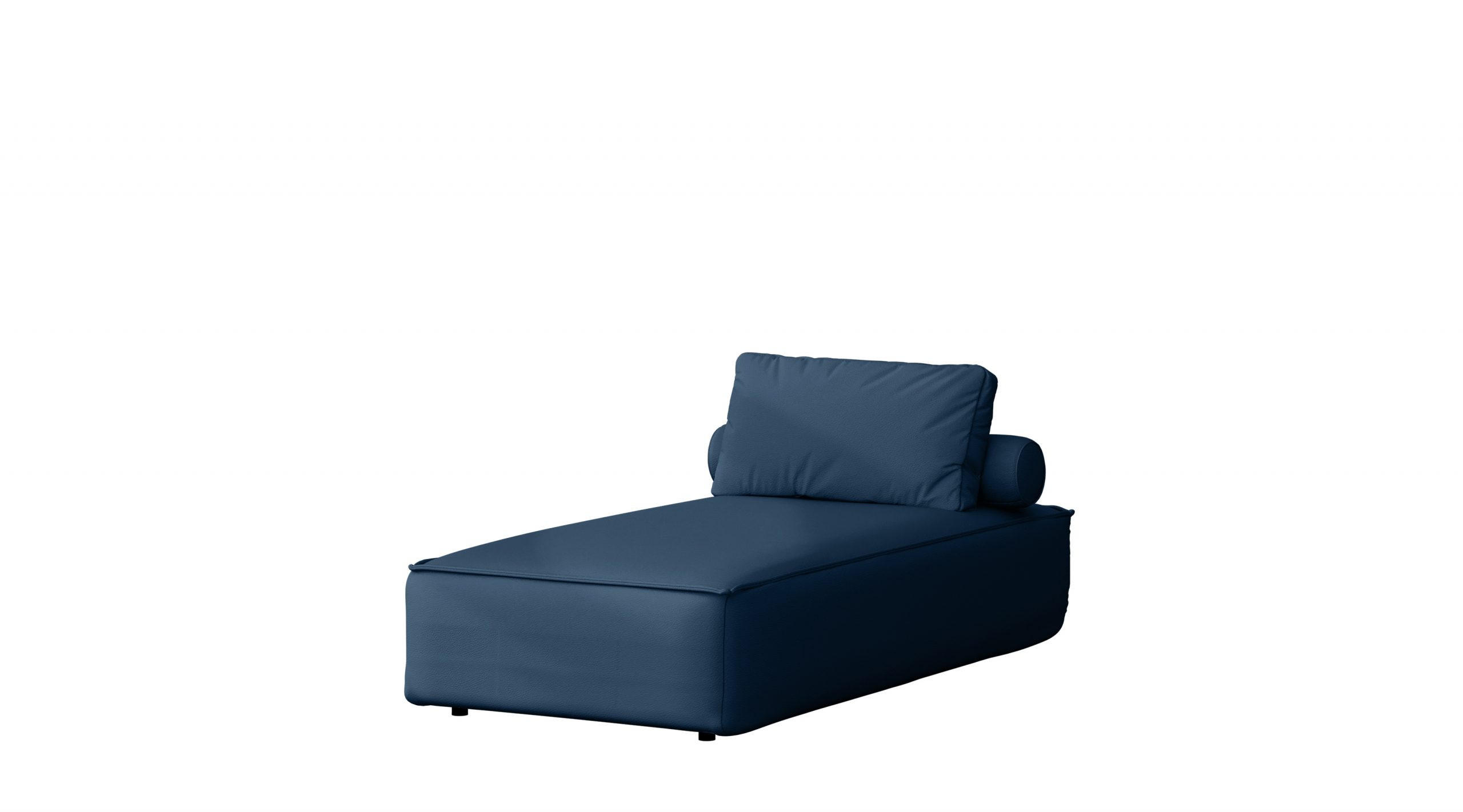 GARTENCHAISELONGUE Liegestuhl Für Den Garten MALIBU Marineblau - Blau, Holz (90/73/194cm) - Kaiser Möbel