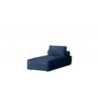 GARTENCHAISELONGUE Liegestuhl Für Den Garten MALIBU Marineblau - Blau, Holz (90/73/194cm) - Kaiser Möbel