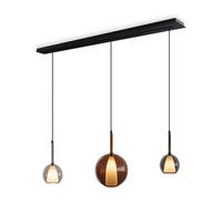 HÄNGELEUCHTE Belluna Mehrfarbig Ø 14/24cm - Multicolor, Glas (14/14/35cm) - s.luce