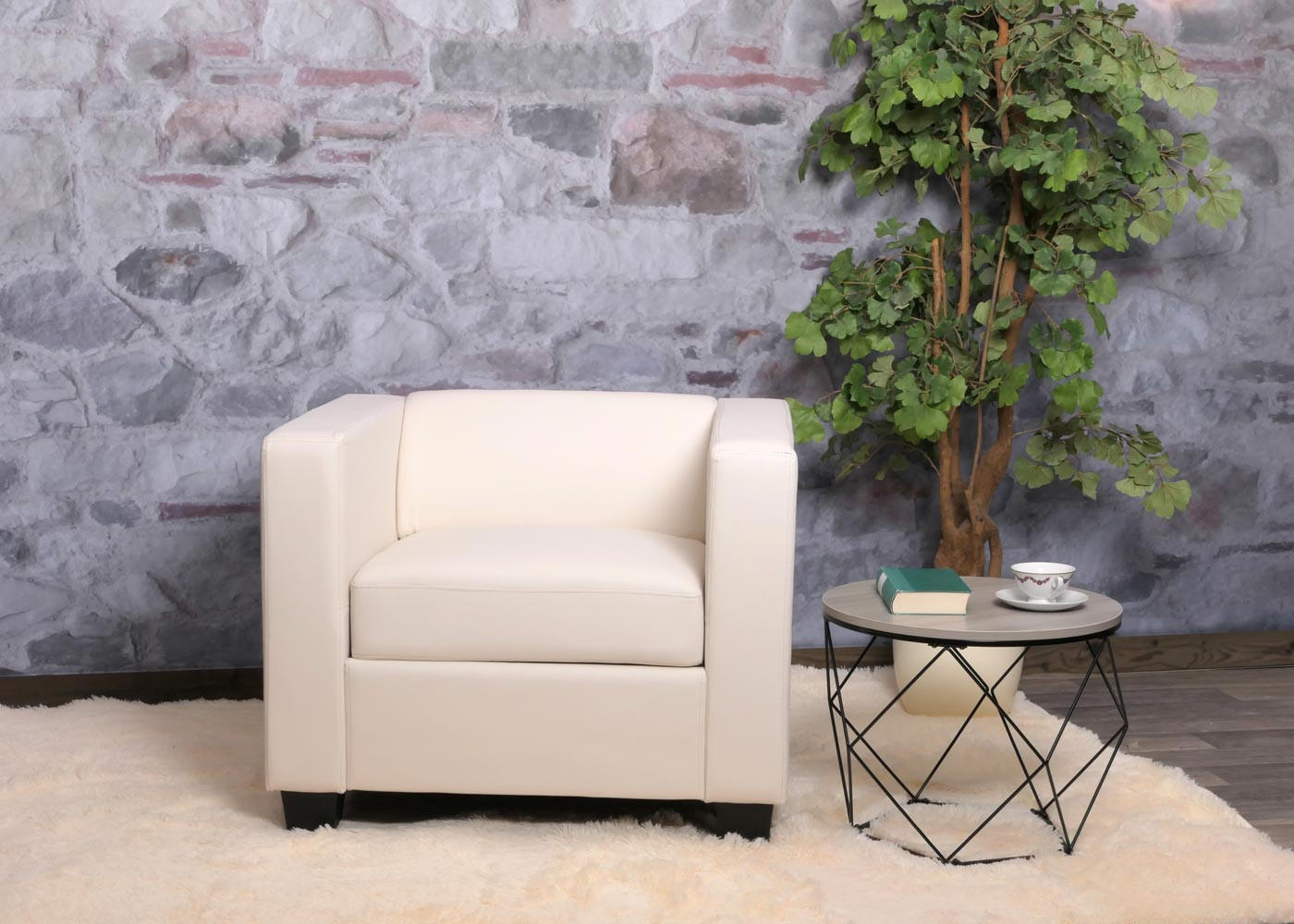 SESSEL LOUNGESESSEL Weiß - Weiß, Textil (86/70/75cm) - MCW