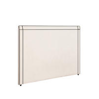 KOPFTEIL DOPPELTES Mies Beige 165 cm x 120 cm - Beige, Textil (165/7cm) - Klast Home
