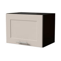 KLAPPHÄNGESCHRANK Oslo W4B/50 Schwarz / Kaschmir Matt 50 / 32,5 / 36cm - Kaschmir/Schwarz, Holz/Holzwerkstoff (50/36/32.5cm) - Feldmann-Wohnen