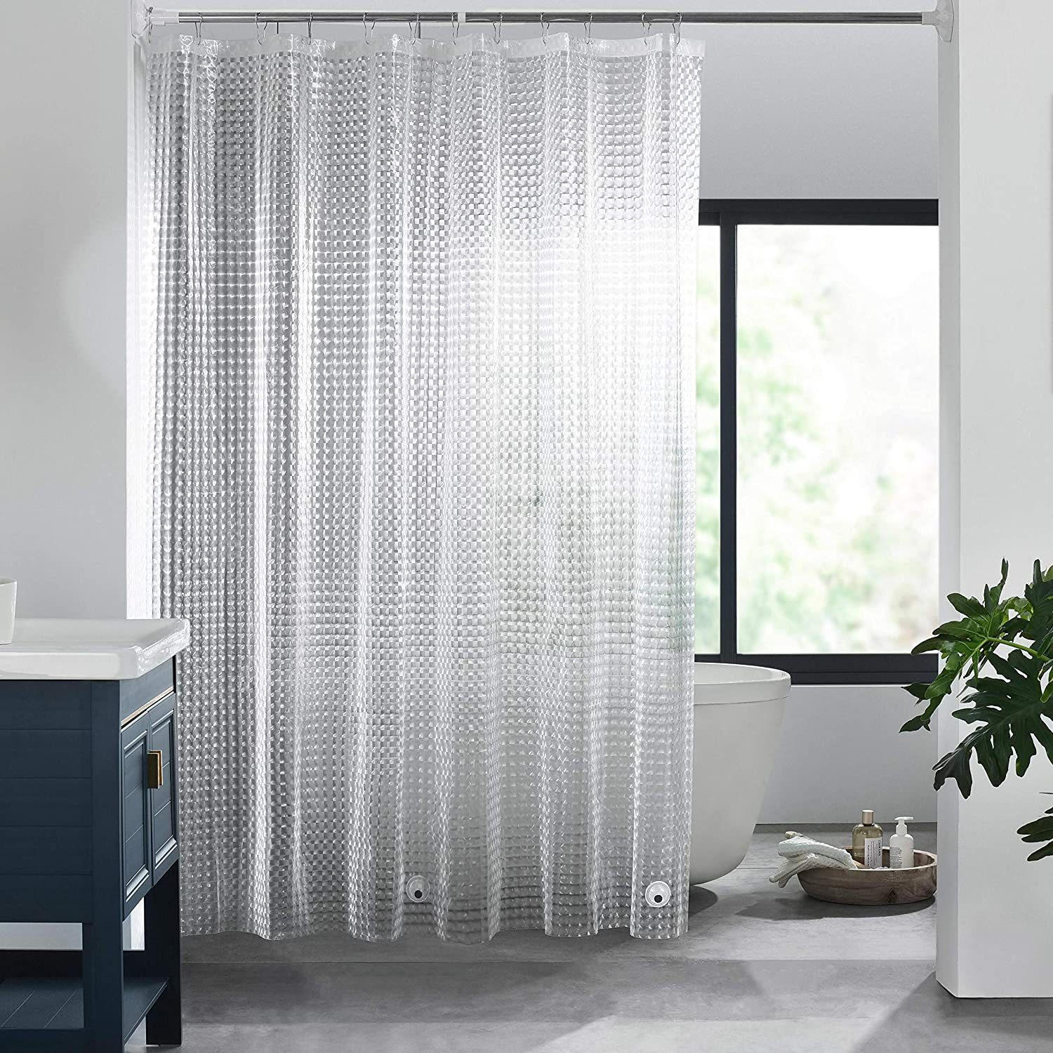 Mcboson Duschvorhang Transparent 180x180 cm