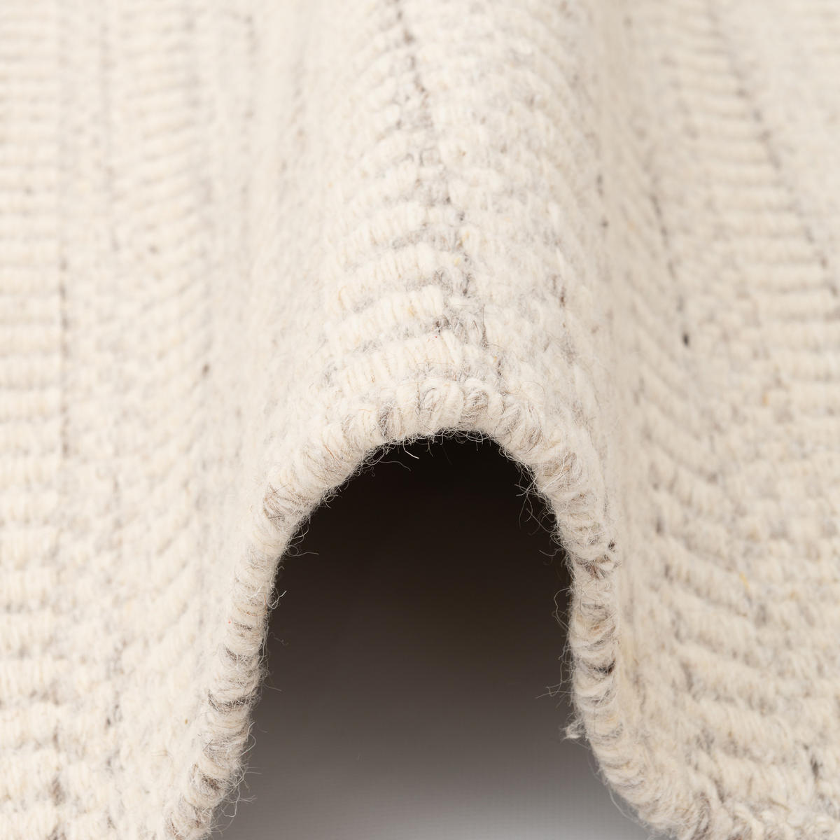 NATUR TEPPICH WOLLE SKANDI MELIERT - Creme, Textil (120/180cm) - Pergamon