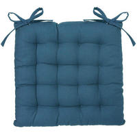 STUHLKISSEN Marine 38/38 cm - Türkis, Naturmaterialien (38cm) - Atmosphera Createur d´interieur
