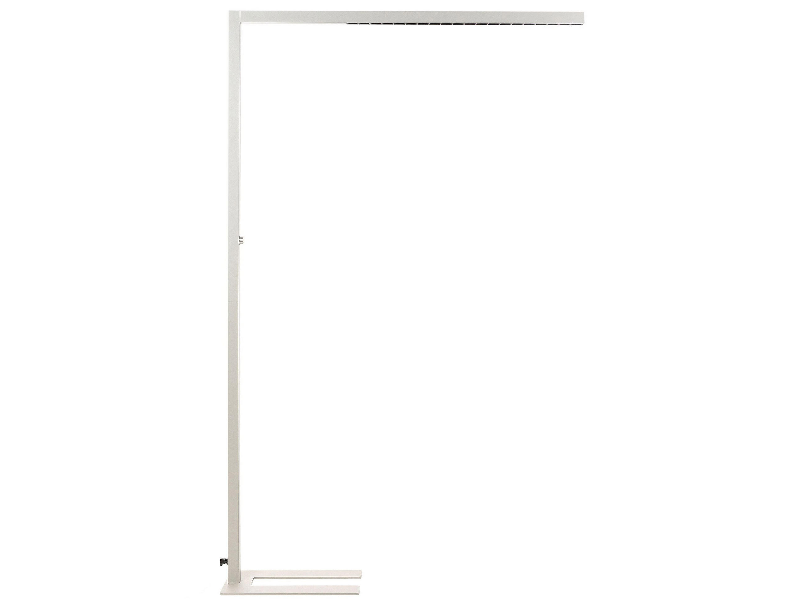 STEHLAMPE Sagitta 121/30/194 cm - Silberfarben, Metall (30/121/194cm) - Beliani