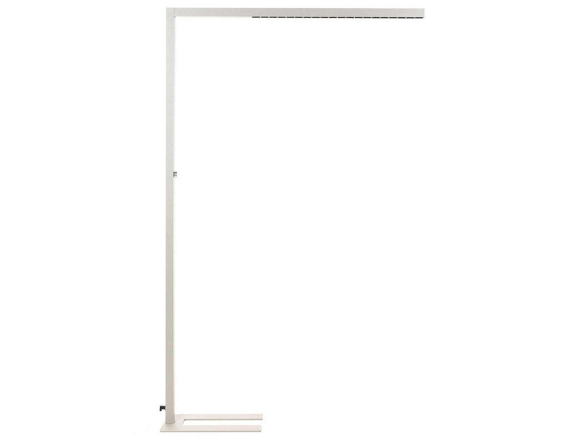 STEHLAMPE Sagitta 121/30/194 cm - Silberfarben, Metall (30/121/194cm) - Beliani