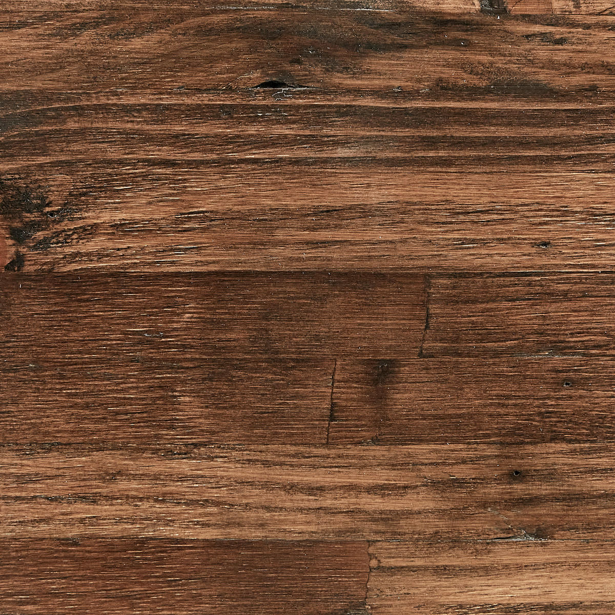 ESSTISCH 160/90 cm Dunkler Holzfarbton/Schwarz Warton - Dunkelbraun/Schwarz, Holz (160/90/74cm) - Beliani