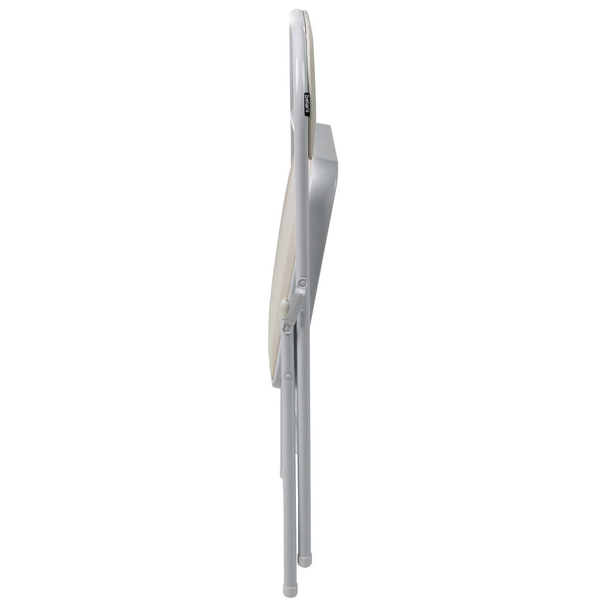 KLAPPSTUHL 4er-Set Metall Weiß Shasta - Weiß, Metall (45/77/47cm) - Beliani