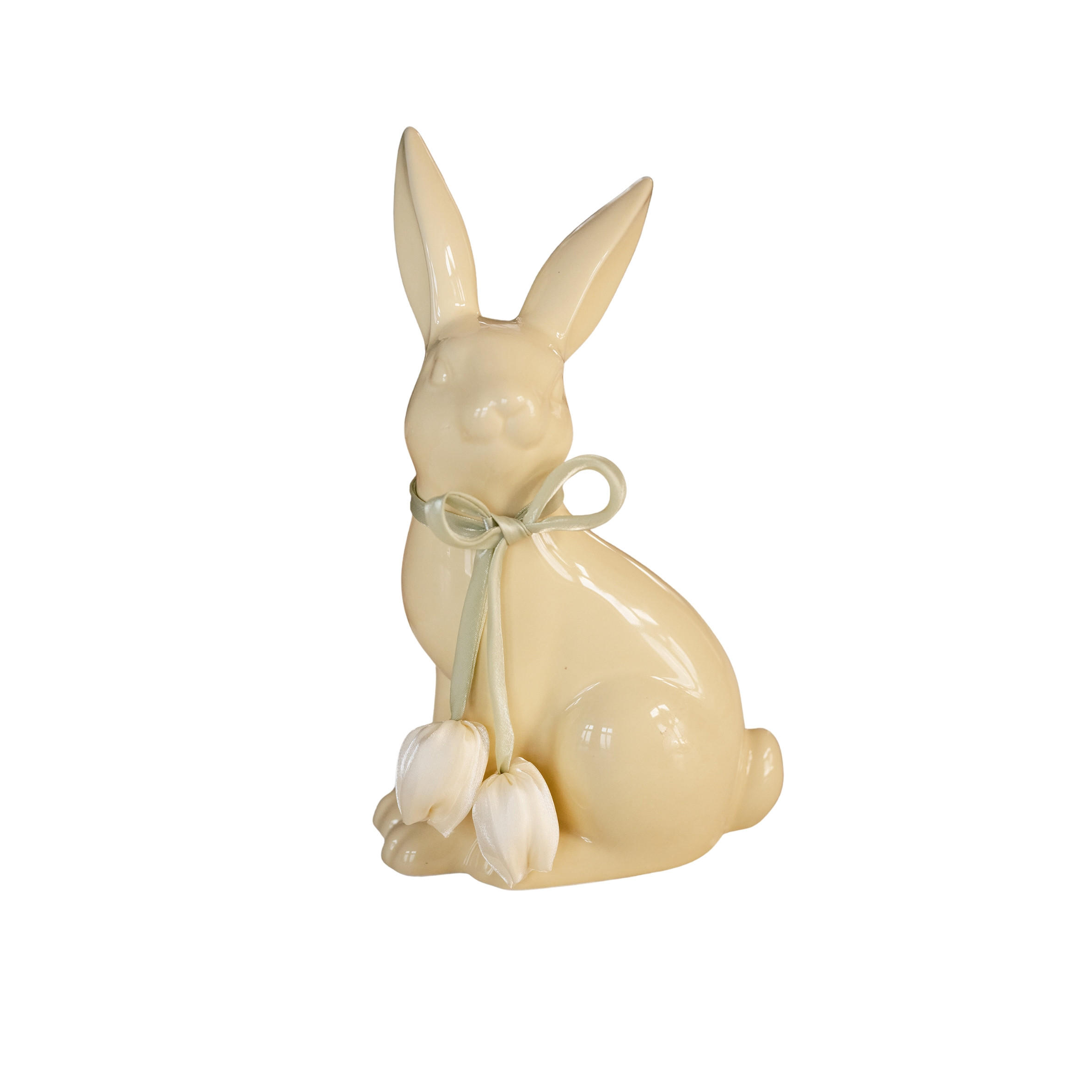 DEKOFIGUR Panso - Hellgelb, Keramik (15/25.5/12cm) - home&you