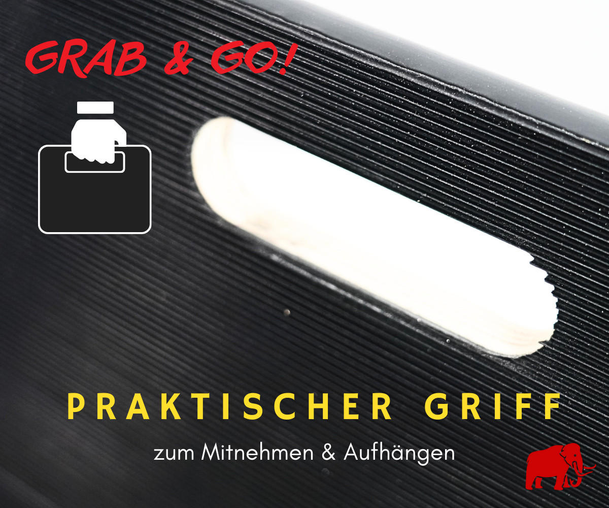 TRANSPORTROLLER 4er-Set mit 4 Rollen 15x40x60 cm Traglast 500kg Sperrholzplatte mit Gummibelag Schwarz - Schwarz, Holzwerkstoff (60/40/15cm) - PROREGAL
