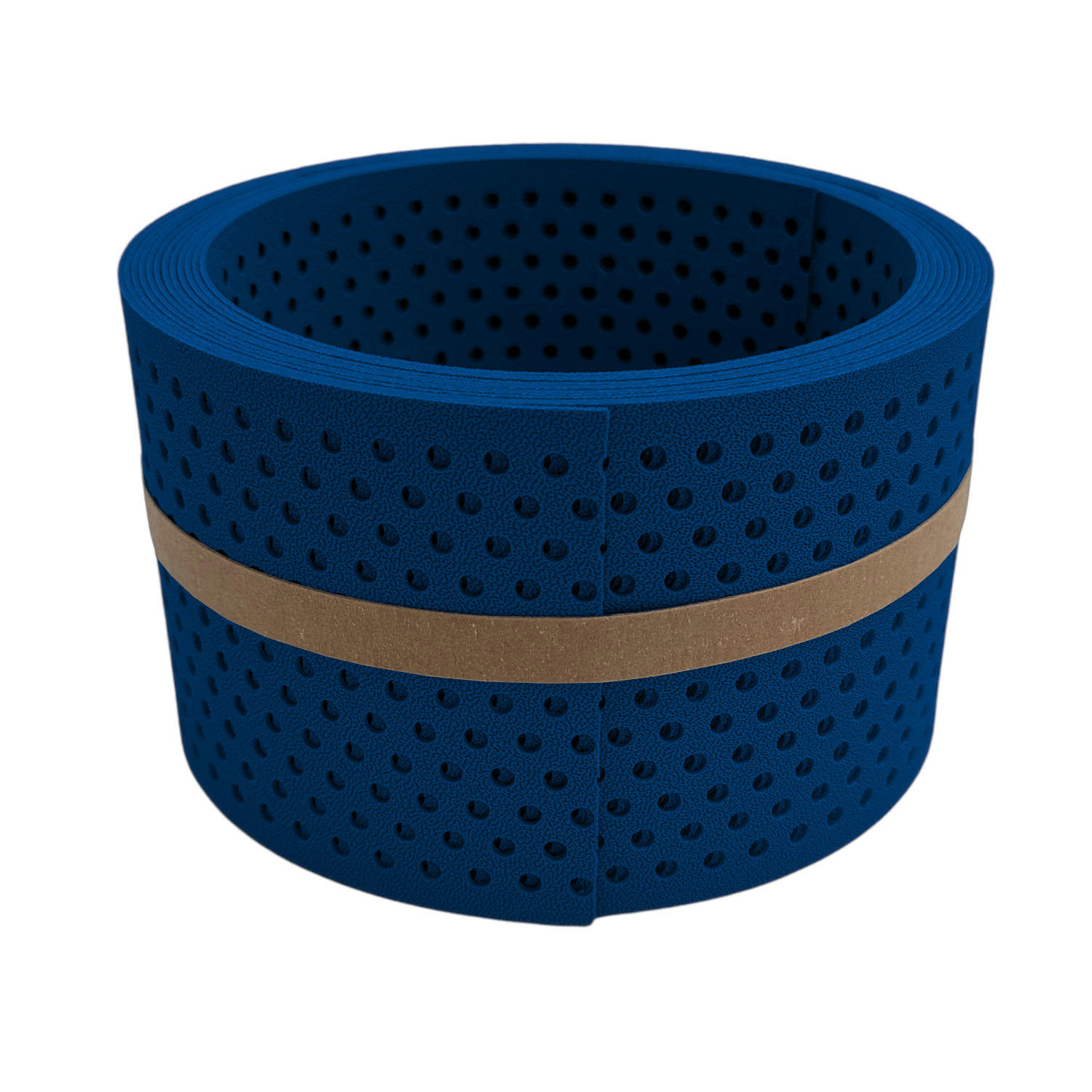 SICHTSCHUTZSTREIFEN Premium Halbe Set gelocht Einzelstreifen Enzianblau 2,55m - Blau, Kunststoff (255/9.5cm) - ZAUN|ZU