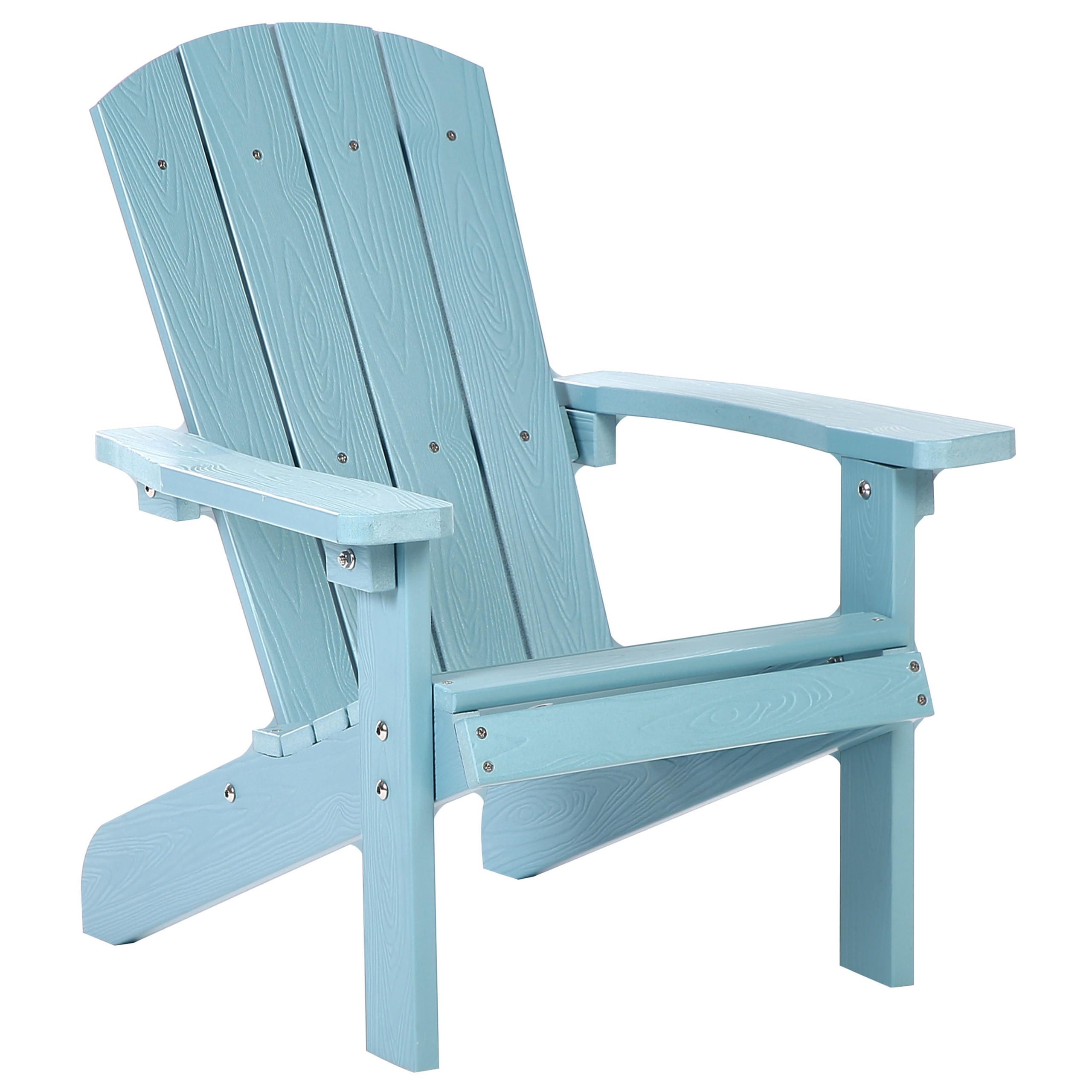 KINDERSESSEL Blau Adirondack - Blau, Kunststoff (40/64/50cm) - Beliani