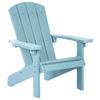KINDERSESSEL Blau Adirondack - Blau, Kunststoff (40/64/50cm) - Beliani