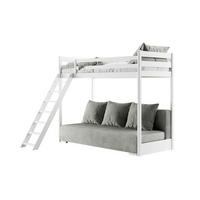 ETAGENBETT SOFINO Weiß 96x208x170 cm - Weiß, Holz - FURNLUX
