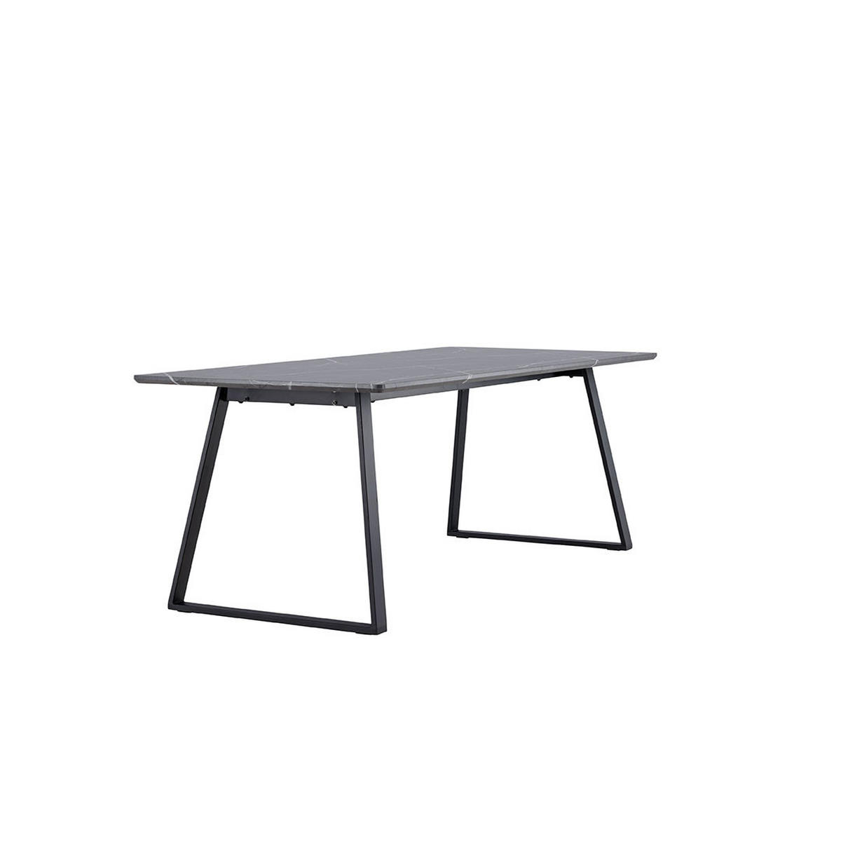 ESSTISCH dunkelgrau - Grau, Holzwerkstoff (90/200/75cm) - ebuy24