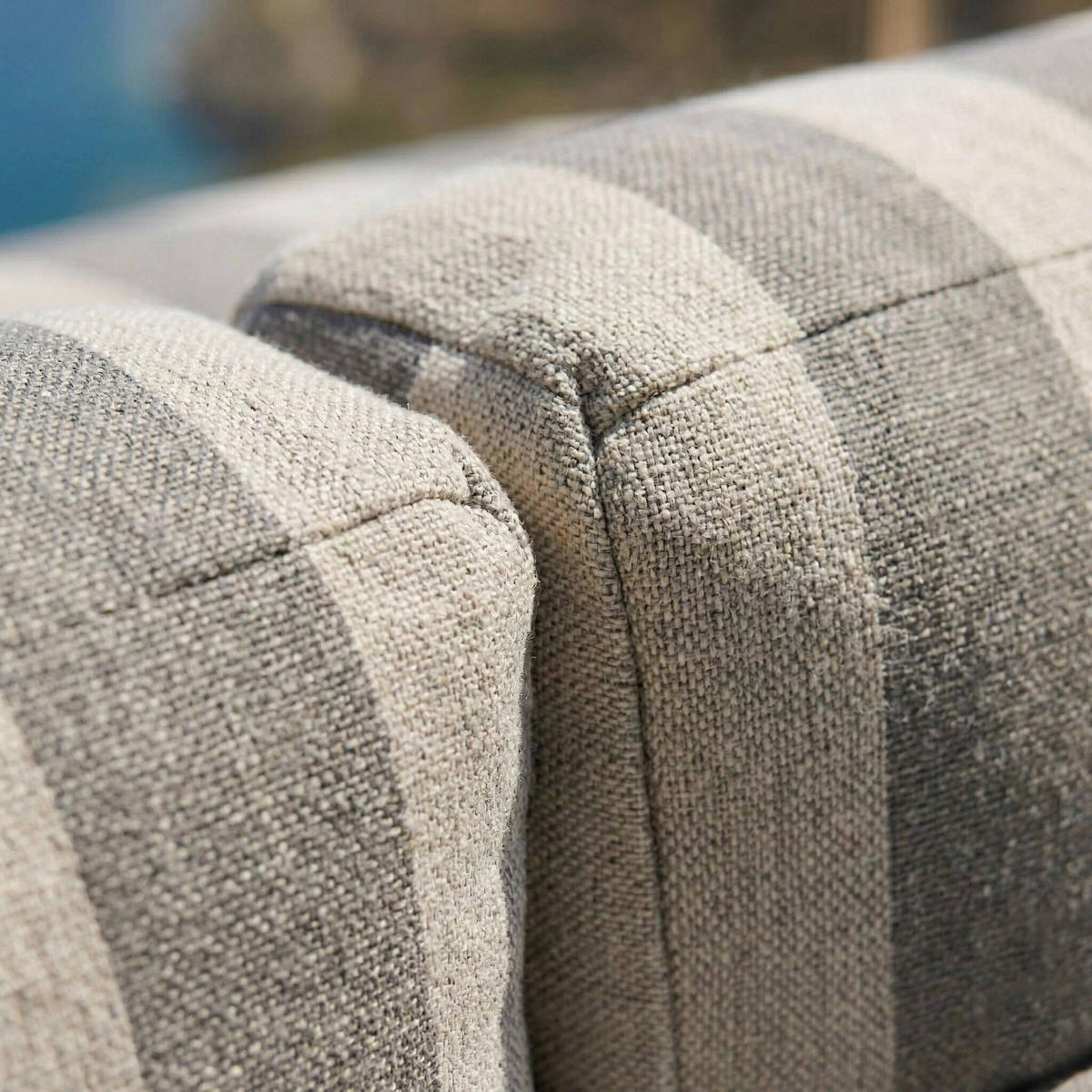 SESSEL 2-tlg., grau - Grau, Textil (85/65/170cm) - Oviala