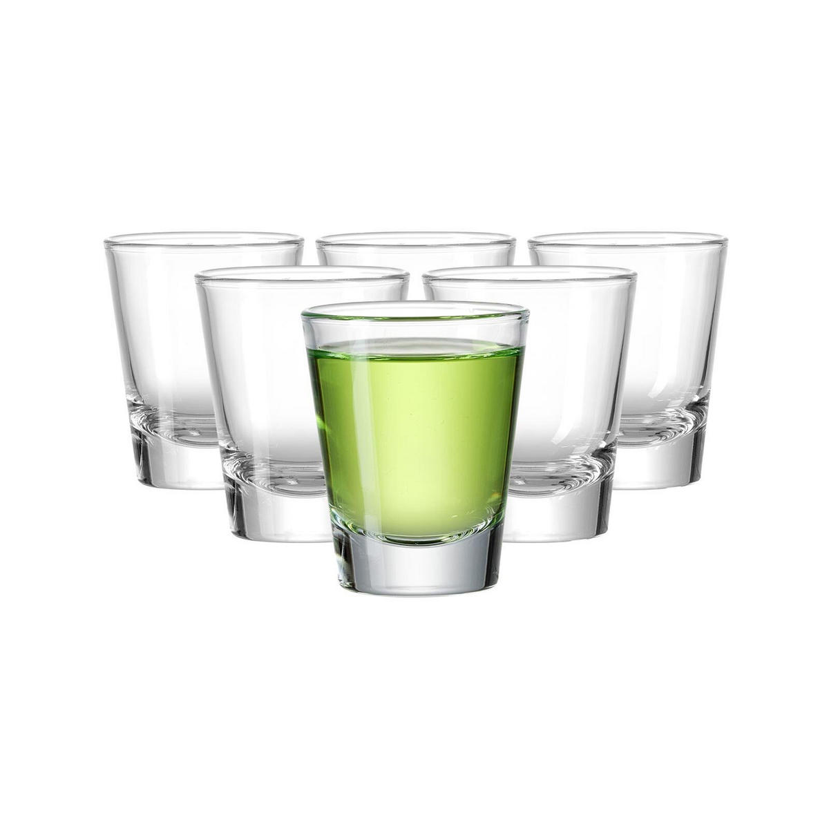 SCHNAPSGLÄSER Shot transparent 45 ml 6er Set - Transparent, Glas (0.045L) - Ritzenhoff Breker