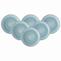 KAFFEEUNTERTASSEN Perlemor Aqua blau ø 16,1 cm 6er Set - Blau, Keramik (16.1cm) - like.Villeroy & Boch