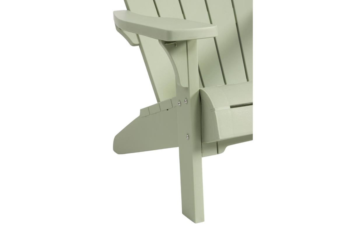 GARTENSTUHL Adirondack Troy - 2er Set - Grün, Kunststoff (80/96.5/85cm) - Keter