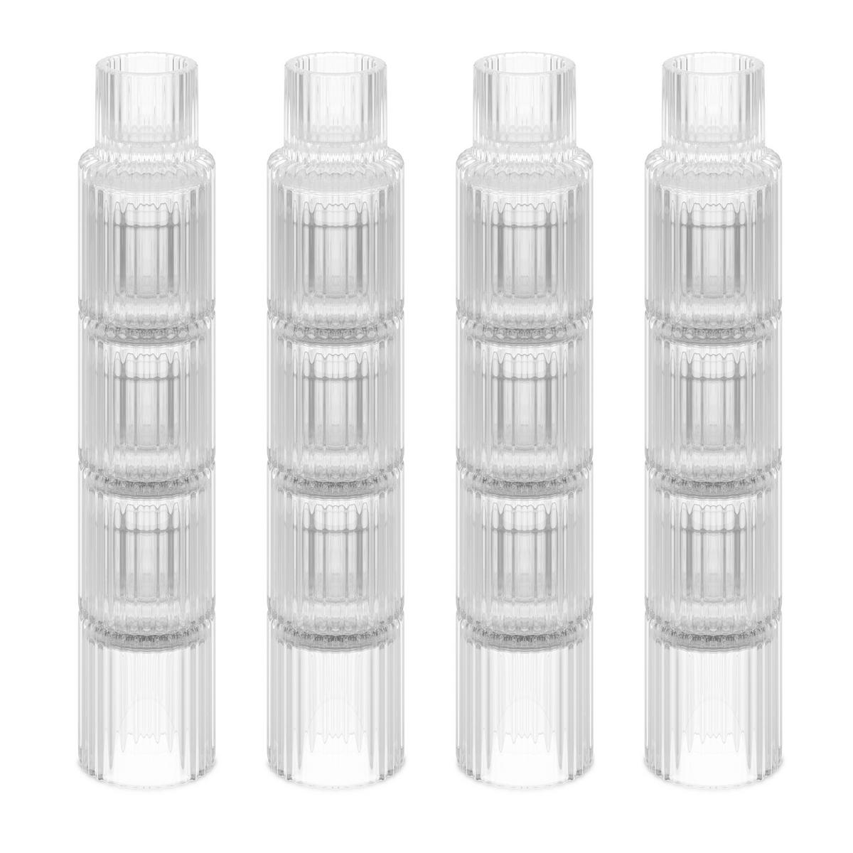 20XSVIETNIKY - priehľadné, sklo (4/7/4cm) - Relaxdays