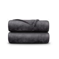 KUSCHELDECKE mit Cashmere Touch 150x200 cm Anthrazit - Anthrazit, Textil (150/200cm)