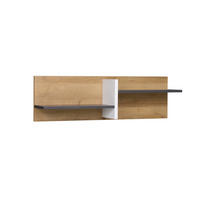 WANDREGAL Aster 100 cm - Eichefarben/Graphitfarben, Holzwerkstoff/Kunststoff (100/30/22cm) - Ravio