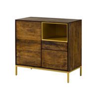 KOMMODE Mango 90x45x85 braun geölt CHICAGO #108 - Braun, Holz (90/85/45cm) - Massivmoebel24