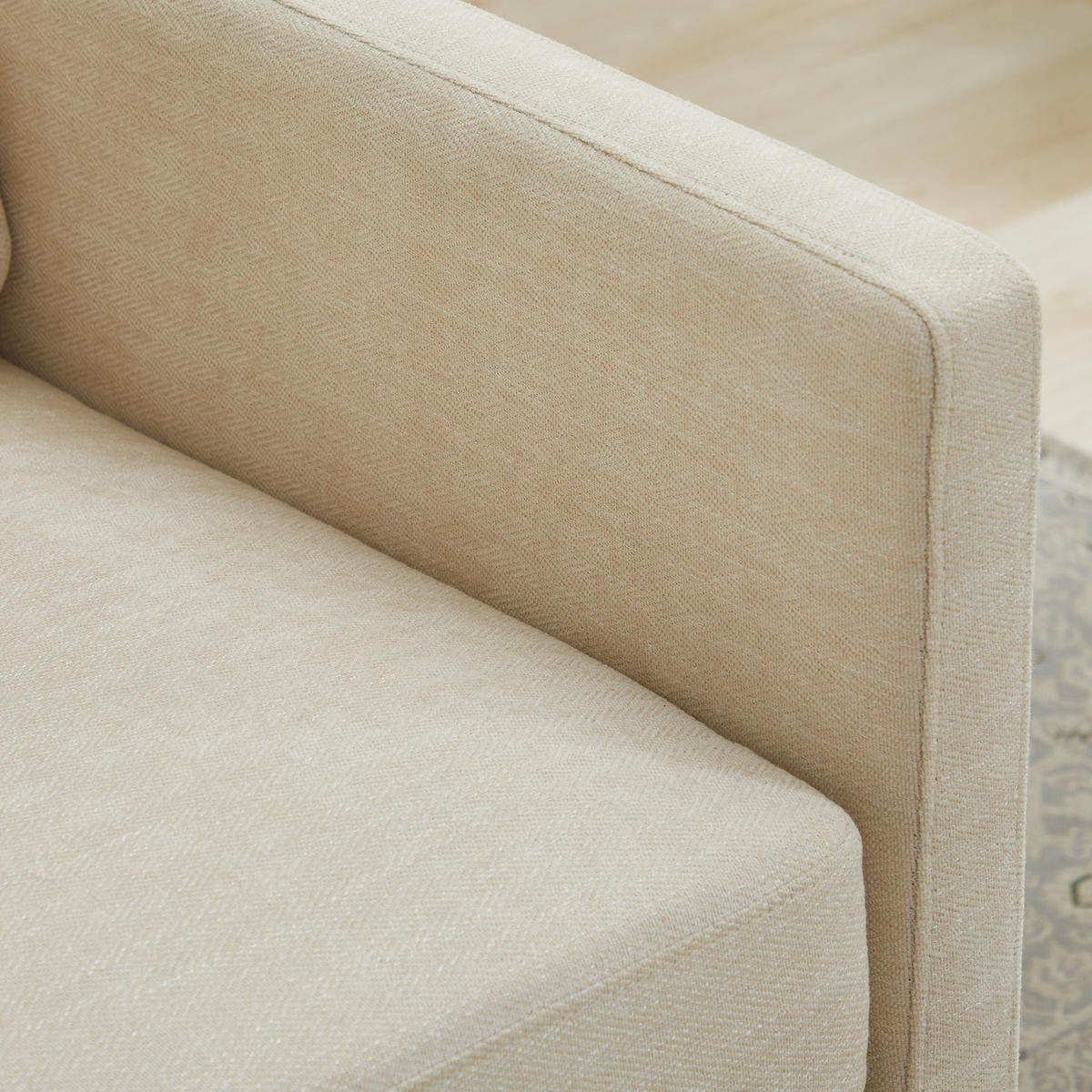 SESSEL 360° drehbar mit Armlehnen, DE-42401, Beige - Beige, Holzwerkstoff (78/88.5/85cm) - ComfortXL