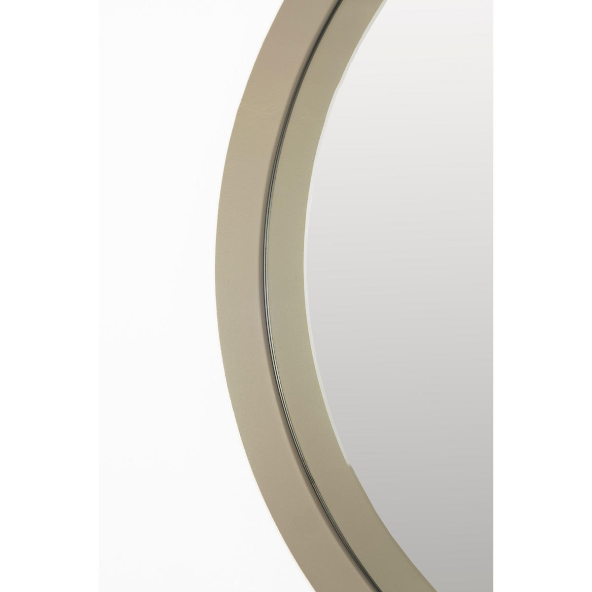 WANDSPIEGEL Bubbles Beige - Beige, Metall (50/50/6cm) - Zuiver