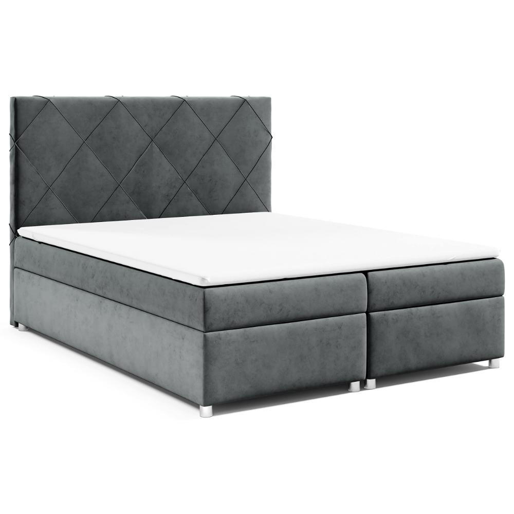 Best For Home Boxbett Graphit 180x200 cm