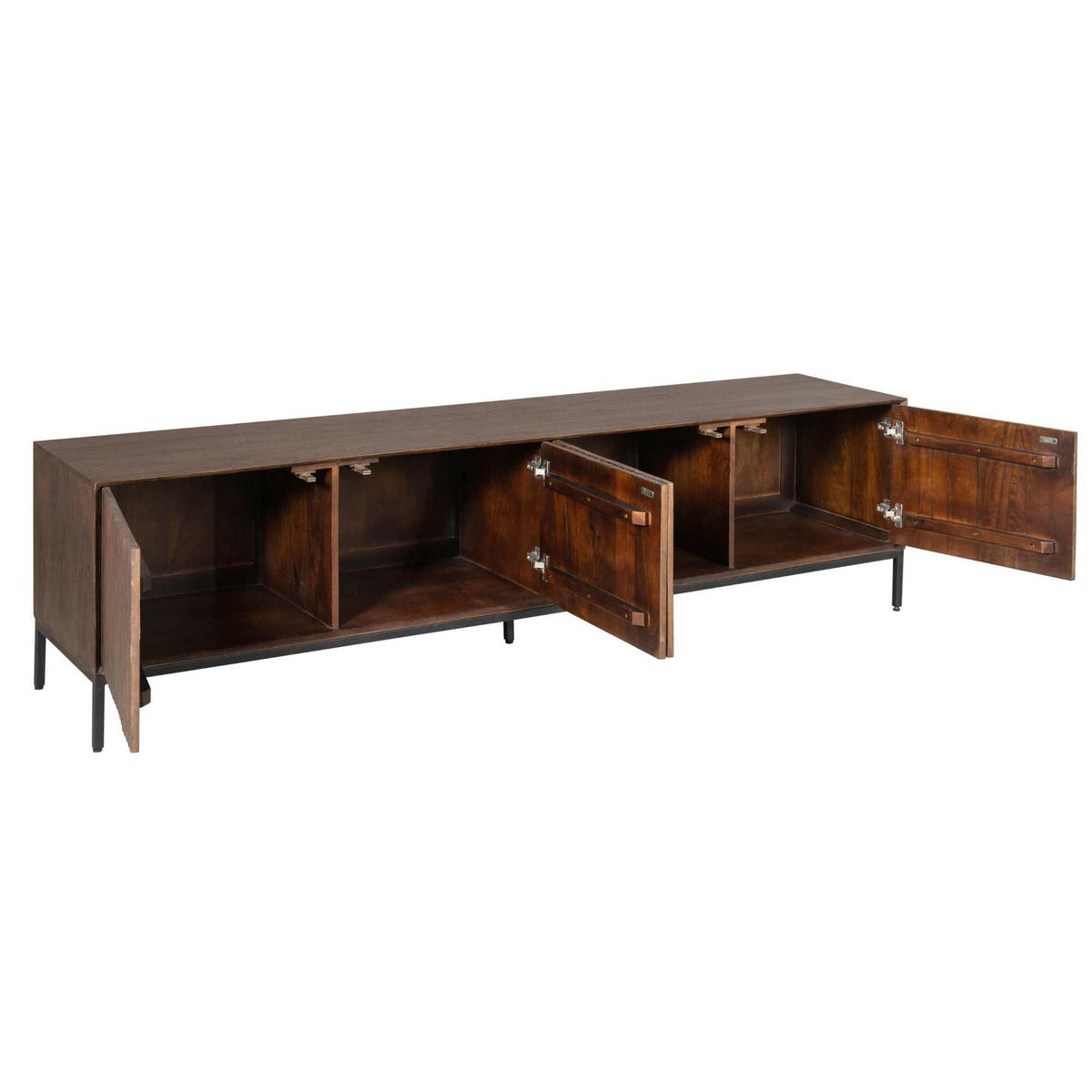 TV-MÖBEL Madison Braun 45/210/55 cm - Braun, Holz (210/55/45cm) - Starfurn