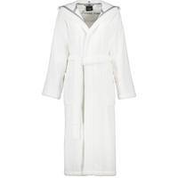 BADEMANTEL DAMEN KAPUZE SAUNA TIME 832 WEISS - 67 - Weiß, Textil (XSnull) - Cawö