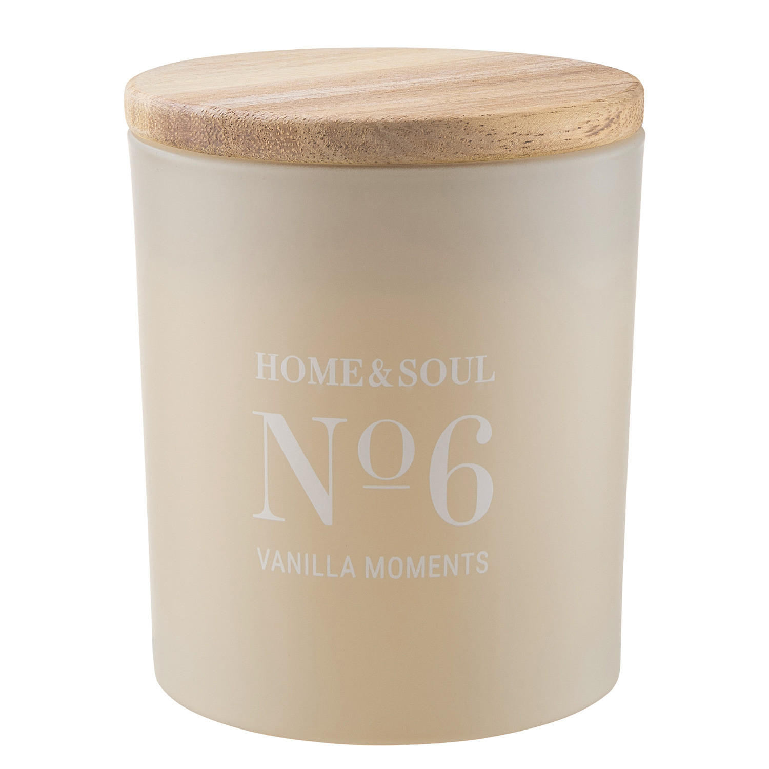 DUFTKERZE Home & Soul No. 6 Vanill Moments - Gelb, Holz/Paraffin (9cm) - Butlers
