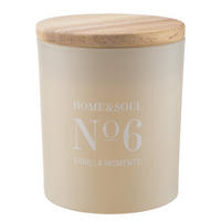 DUFTKERZE Home & Soul No. 6 Vanill Moments - Gelb, Holz/Paraffin (9cm) - Butlers