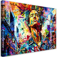 KUNSTDRUCK Lila 100/70 cm - Lila, Textil (100/70cm) - KUNSTLOFT