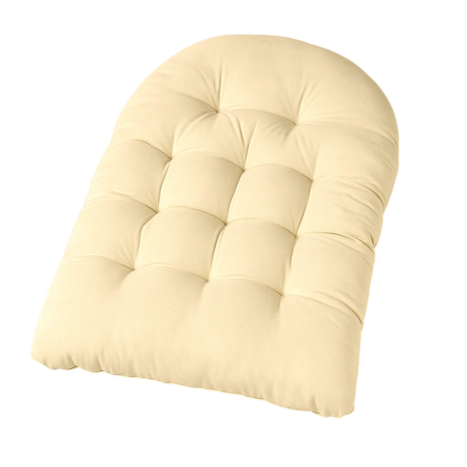 HÄNGESESSEL-KISSEN creme – halbrund, 80/120 cm - Creme, Textil (80/12/120cm) - Homescapes