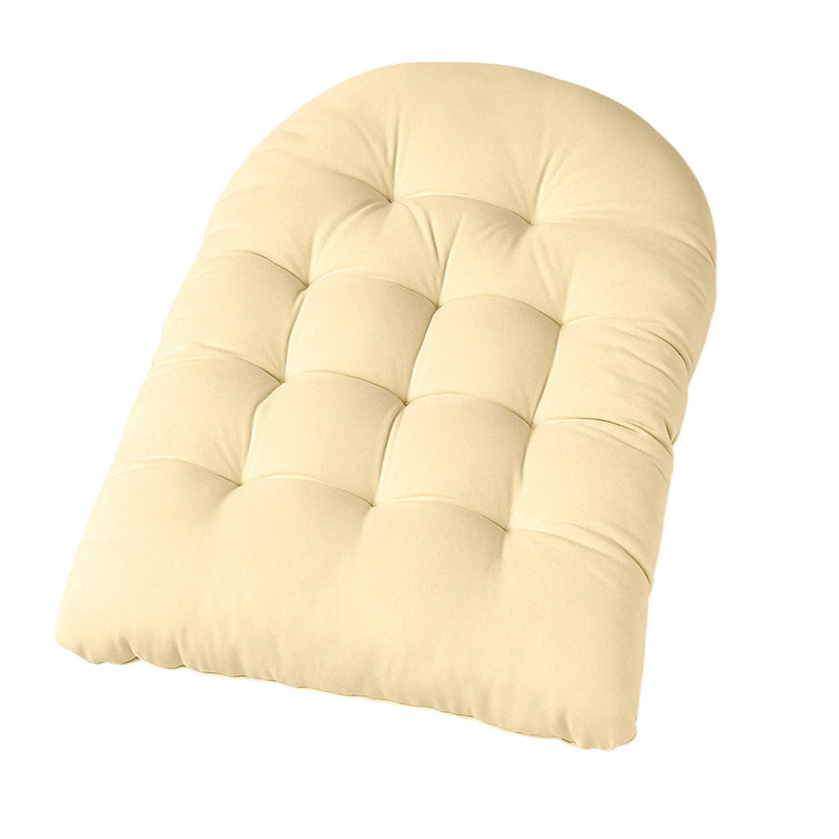 HÄNGESESSEL-KISSEN creme – halbrund, 80/120 cm - Creme, Textil (80/12/120cm) - Homescapes