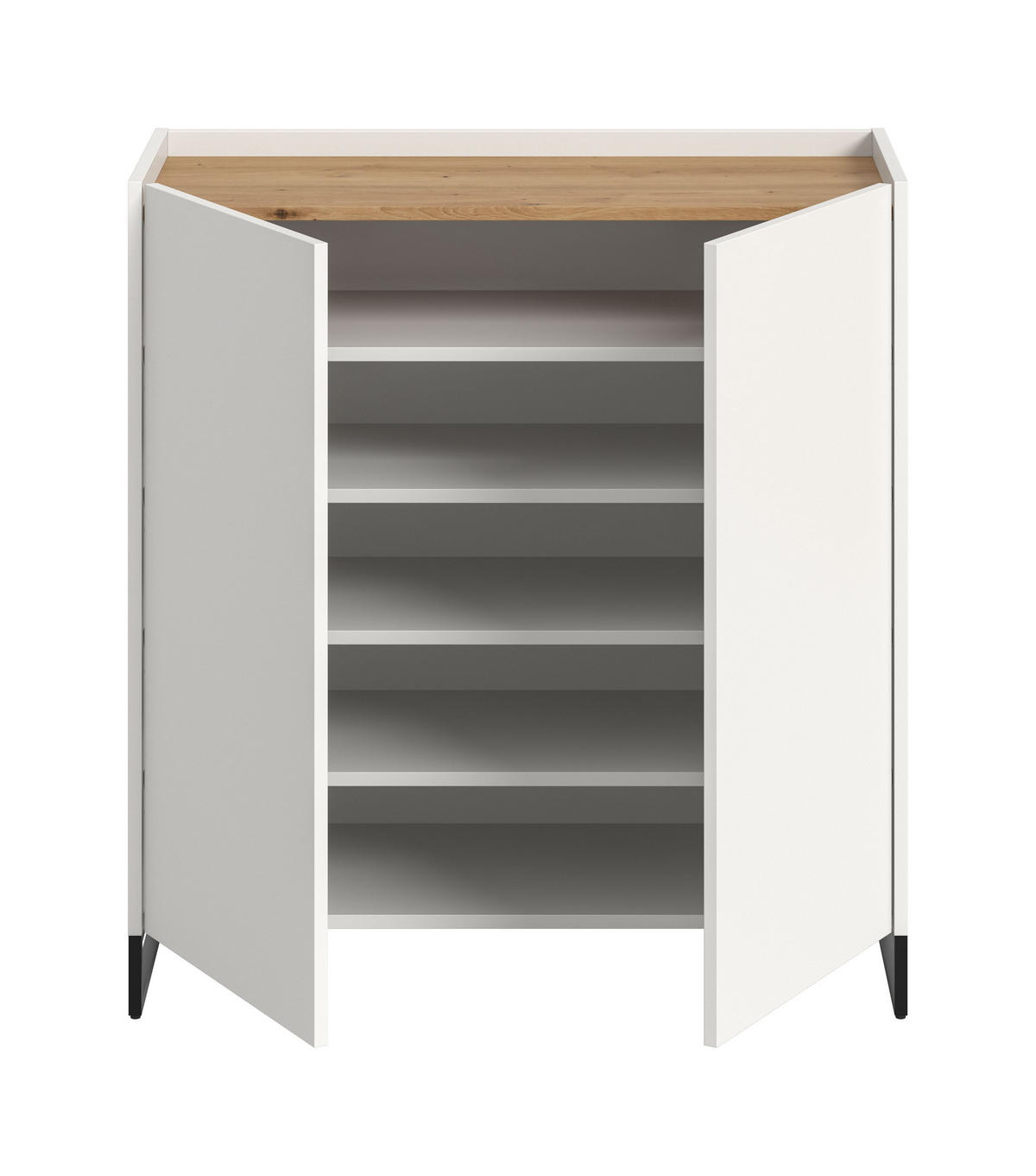 SCHUHKOMMODE DRIVE (B/H/T: ca. 90/97/38 cm) in Weiß/weiß - Weiß, Holzwerkstoff (90/97/38cm)