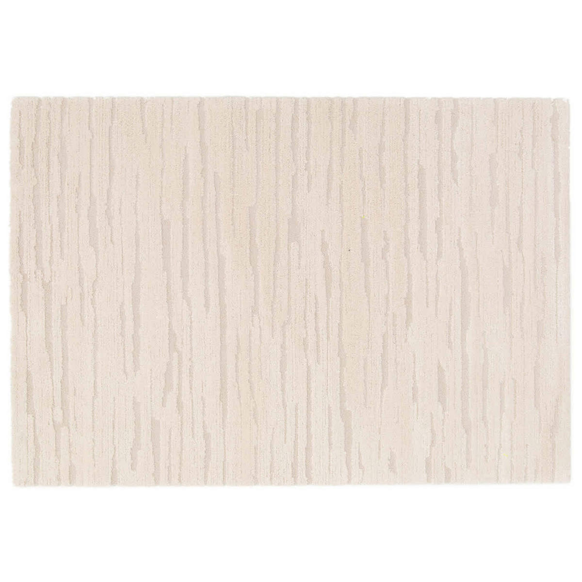 TEPPICH, Weiß - Weiß, Textil (120/170cm) - Oviala